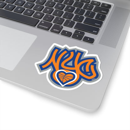 NYC Basketball LOVE  - Custom Sticker