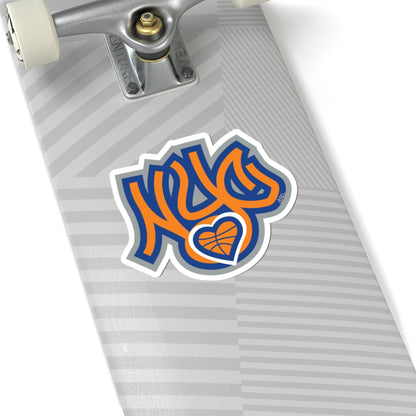 NYC Basketball LOVE  - Custom Sticker