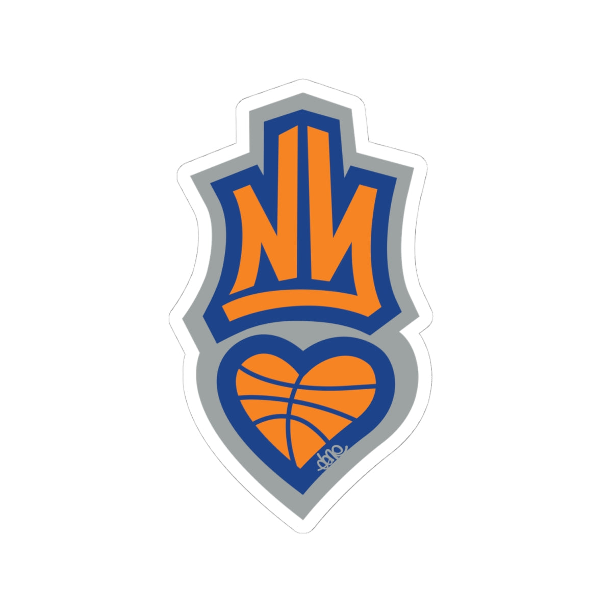 NY KROWN BBALL LOVE  - Custom Sticker