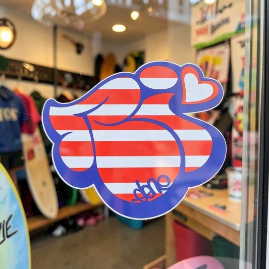 RI LOVE - AMERICAN pRIde Sticker