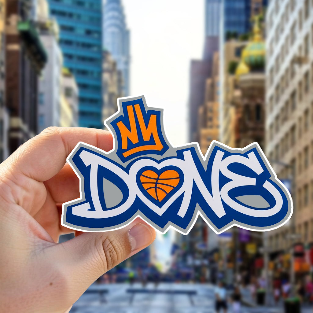 NY DONE - BALLER  - Custom Sticker