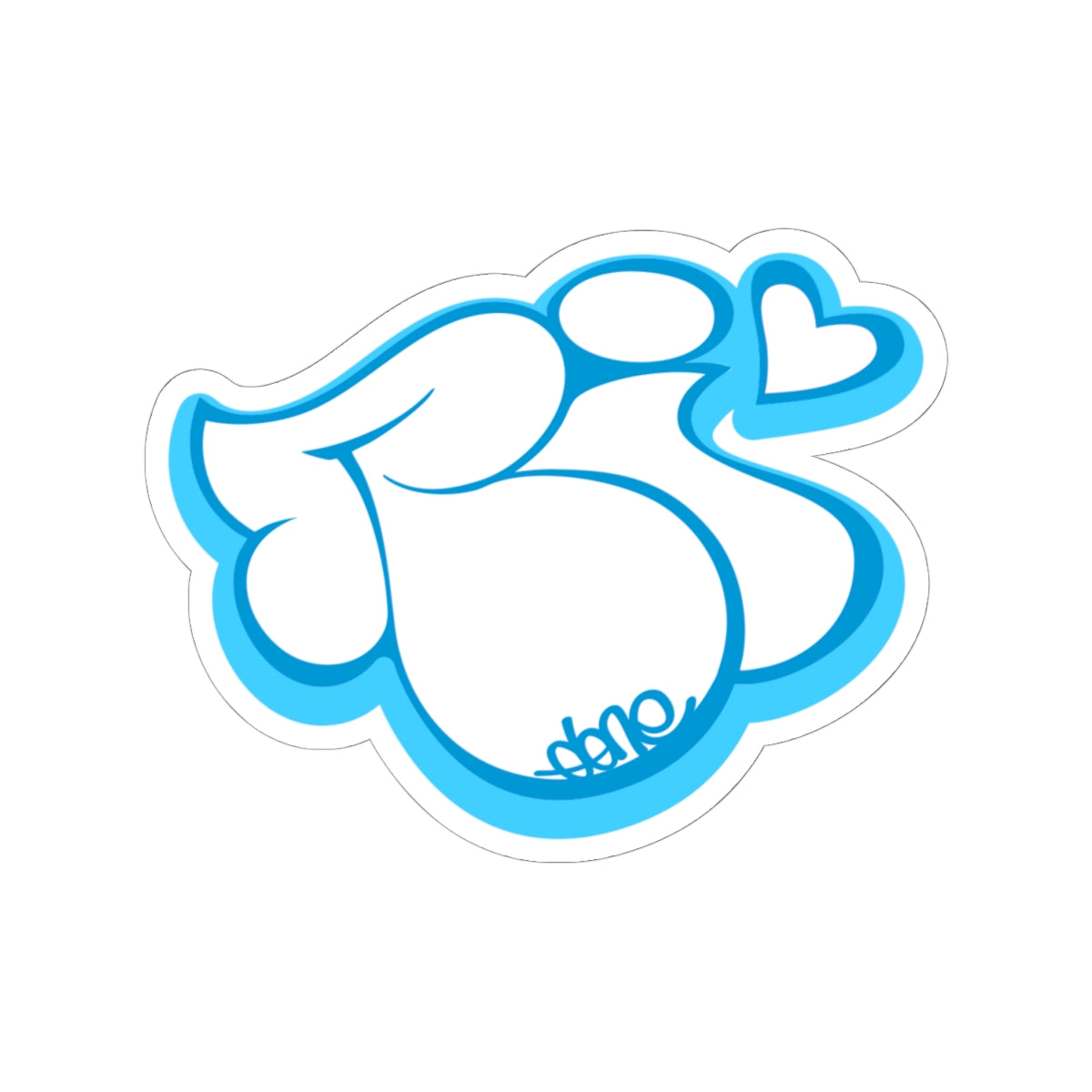 RI LOVE - OCEAN STATE Sticker
